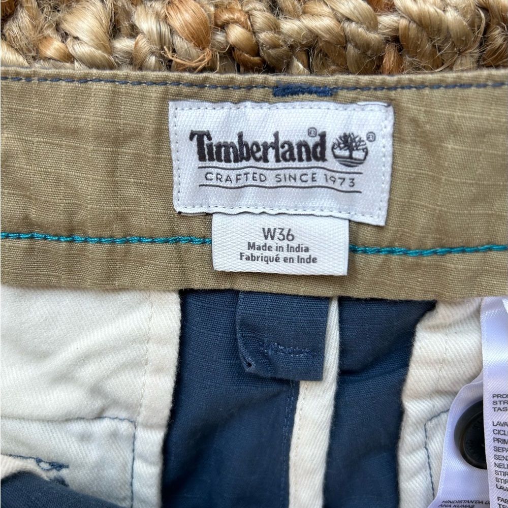 NWT Timberland Men’s Lightweight Flat Front Chino Shorts - Picture 8 of 13